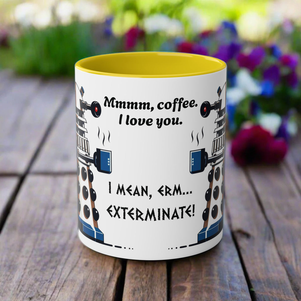 Doctor Who Dalek CAFFEINATE Mug No.9