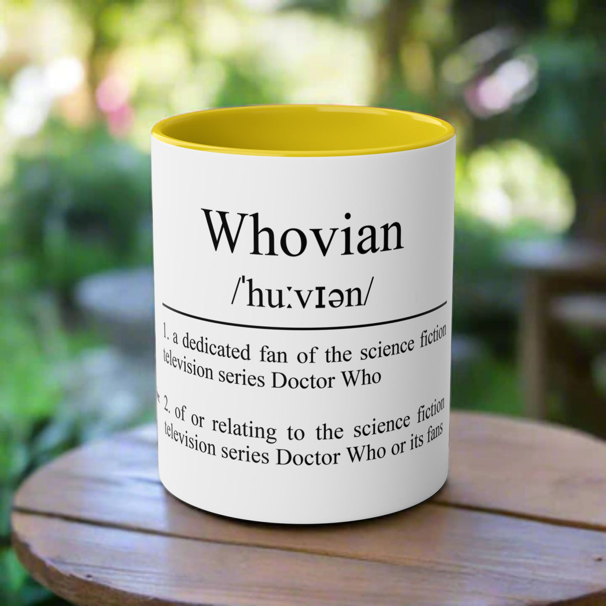 Doctor Who Definition of a Whovian Mug