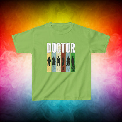 Doctor Who Doctor Silhouette Generally Awesome Kids T-shirt