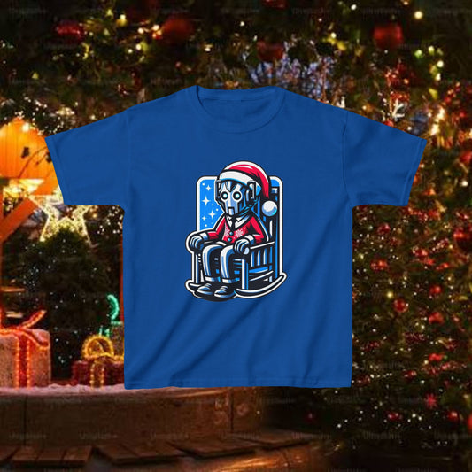 Doctor Who Cyber Santa Christmas Kids T-shirt — Very Tired