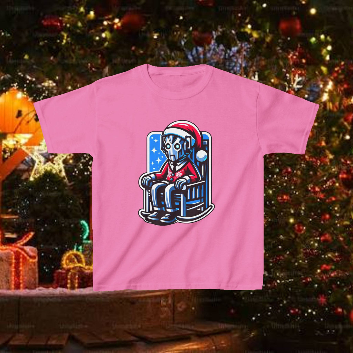 Doctor Who Cyber Santa Christmas Kids T-shirt — Very Tired