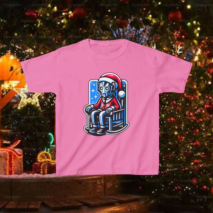 Doctor Who Cyber Santa Christmas Kids T-shirt — Very Tired