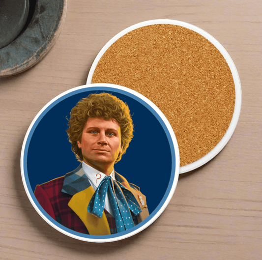 6th Doctor Ceramic Coaster Collection - soapbox169 - A Little Gift Shop