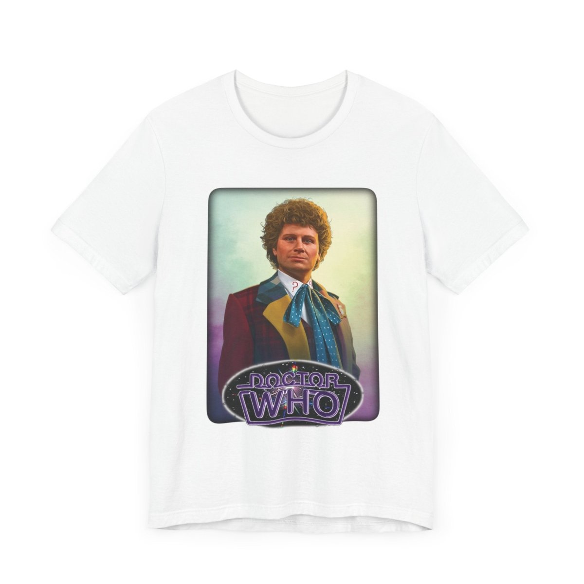 6th Doctor (Colin Baker) and Doctor Who logo. - soapbox169 - A Little Gift Shop