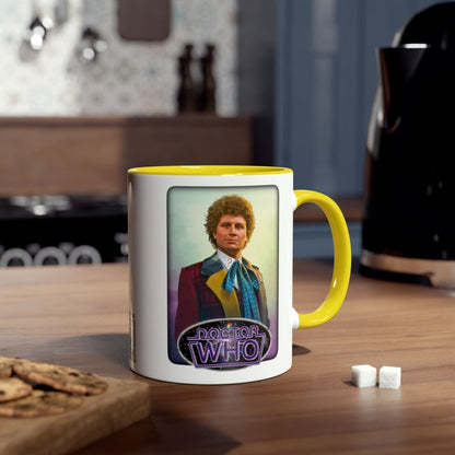 6th Doctor (Colin Baker) and Doctor Who logo mug. - soapbox169 - A Little Gift Shop