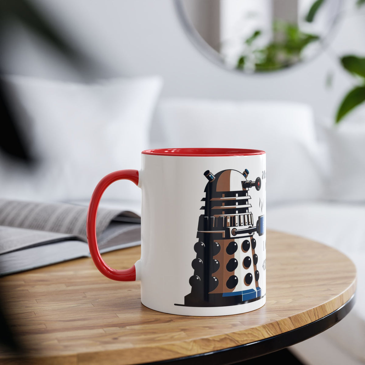 Doctor Who Dalek CAFFEINATE Mug No.9