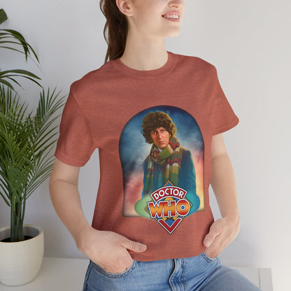 Doctor Who 4th Doctor Logo T-shirt — Tom Baker