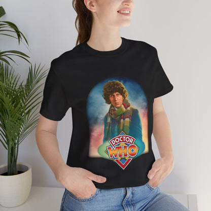 Doctor Who 4th Doctor Logo T-shirt — Tom Baker