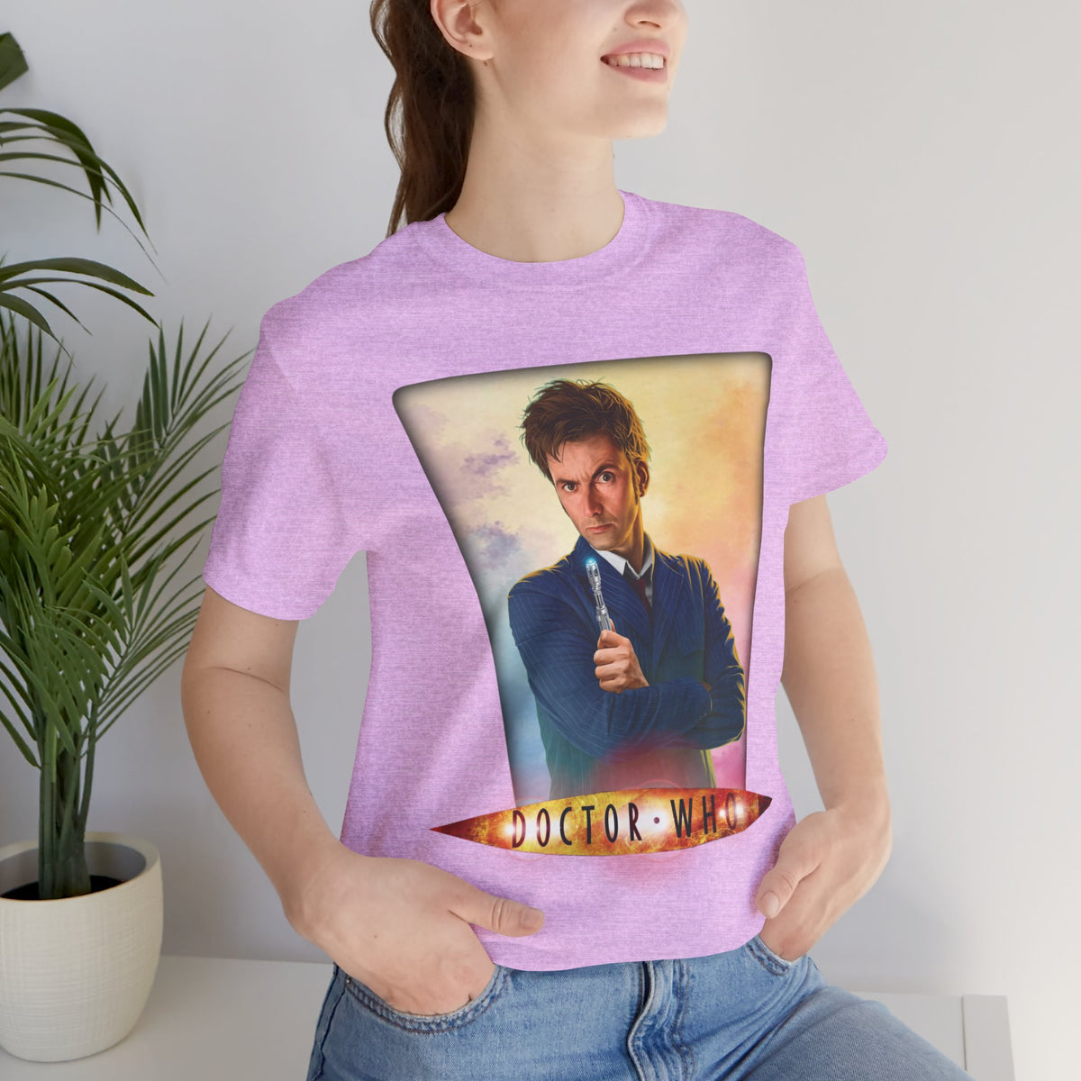 Doctor Who 10th & 14th Doctor Logo T-shirt — David Tennant