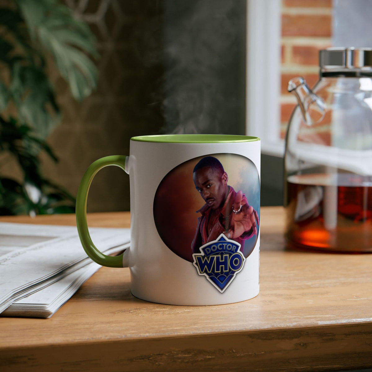 Doctor Who 15th Doctor Logo Mug — Ncuti Gatwa