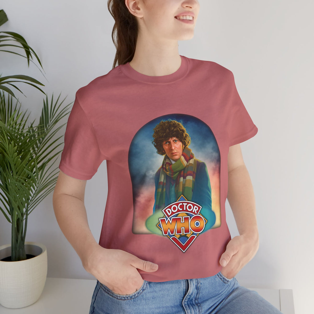 Doctor Who 4th Doctor Logo T-shirt — Tom Baker