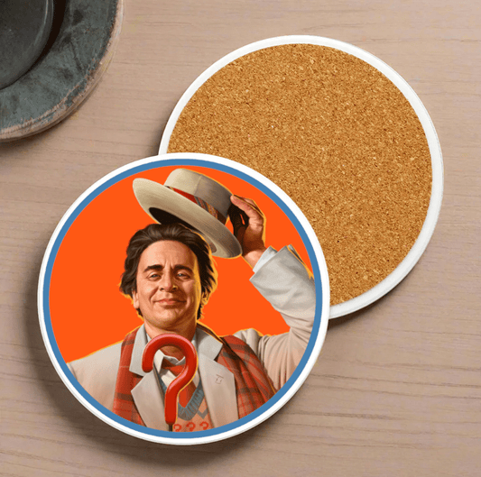 7th Doctor Ceramic Coaster Collection - soapbox169 - A Little Gift Shop