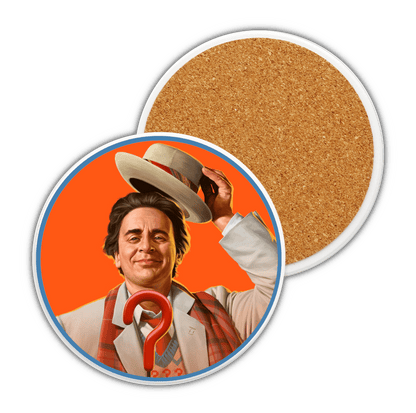 7th Doctor Ceramic Coaster Collection - soapbox169 - A Little Gift Shop