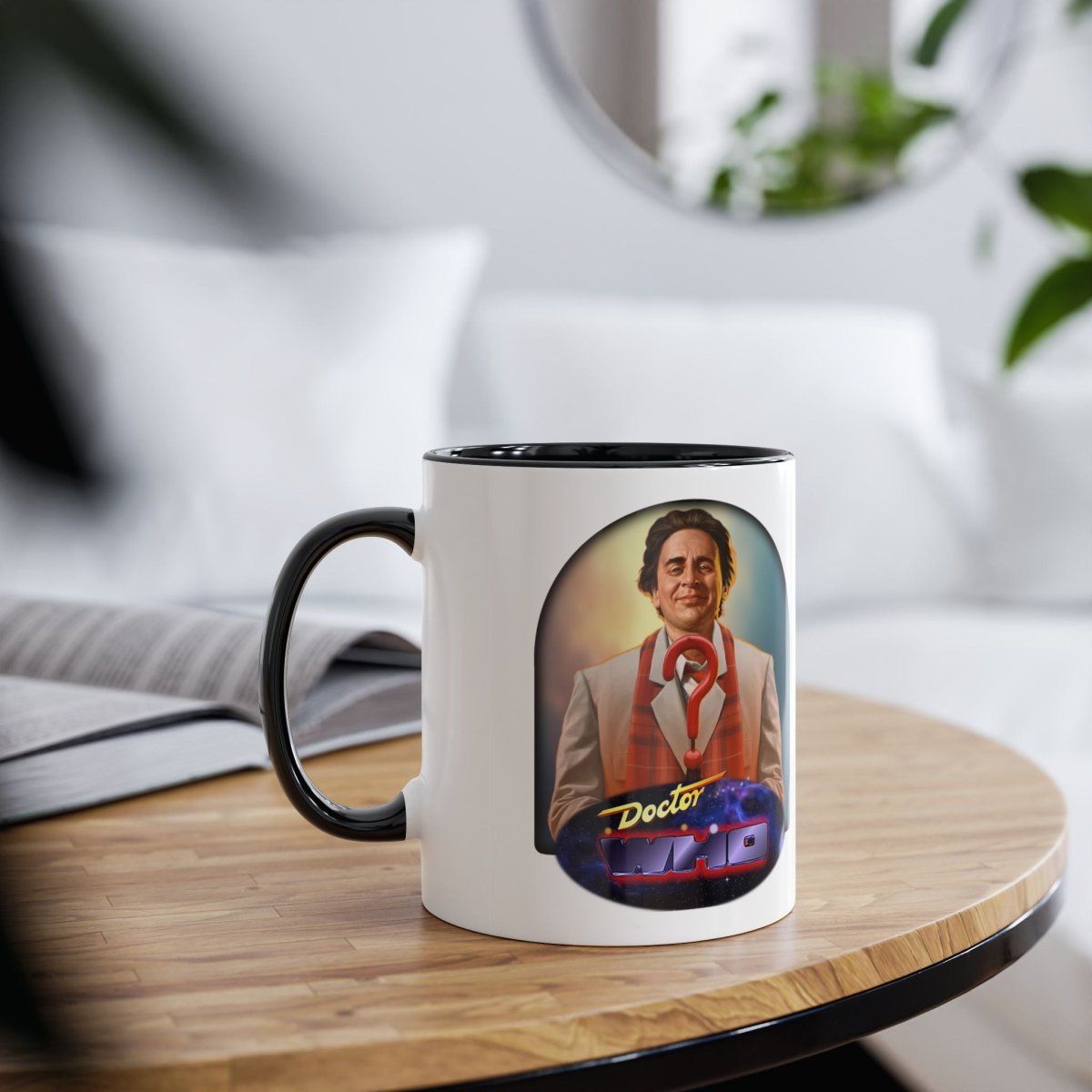 7th Doctor (Sylvester McCoy) and Doctor Who logo mug. - soapbox169 - A Little Gift Shop