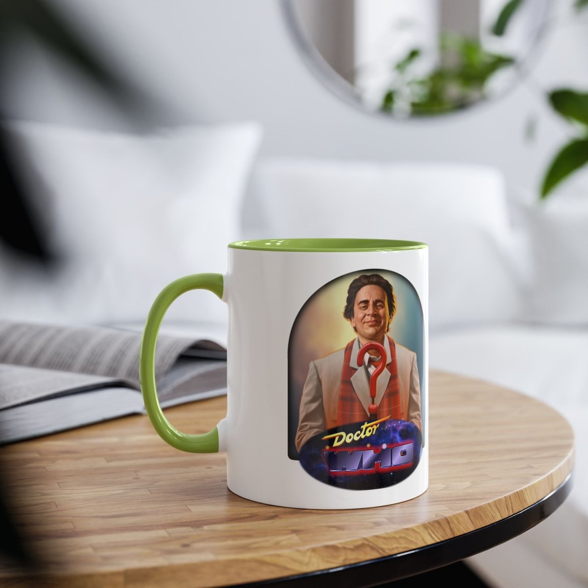 7th Doctor (Sylvester McCoy) and Doctor Who logo mug. - soapbox169 - A Little Gift Shop