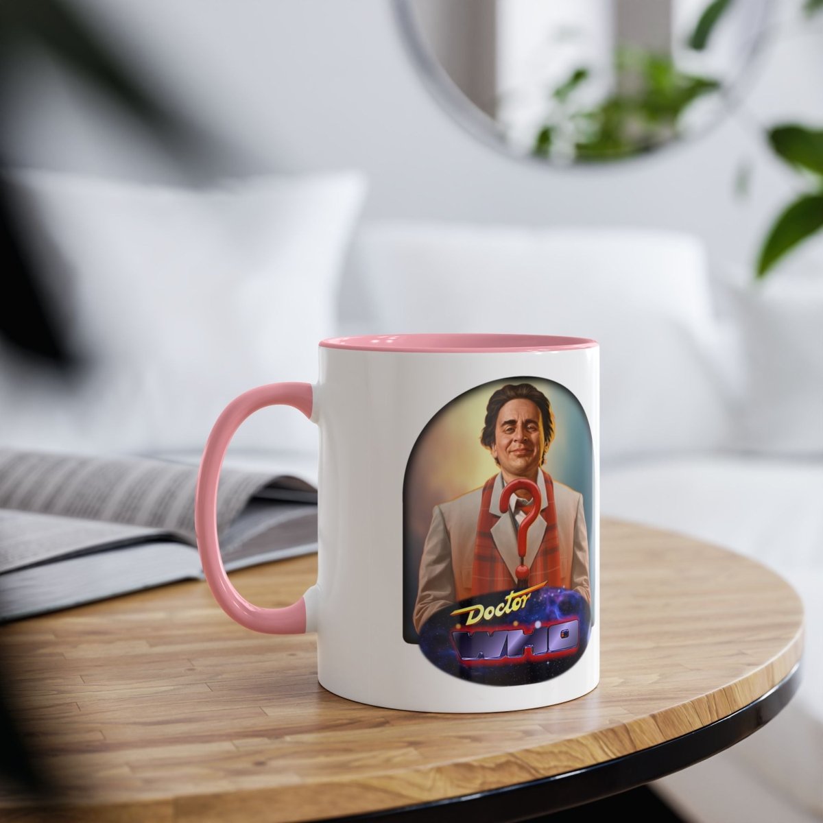 7th Doctor (Sylvester McCoy) and Doctor Who logo mug. - soapbox169 - A Little Gift Shop