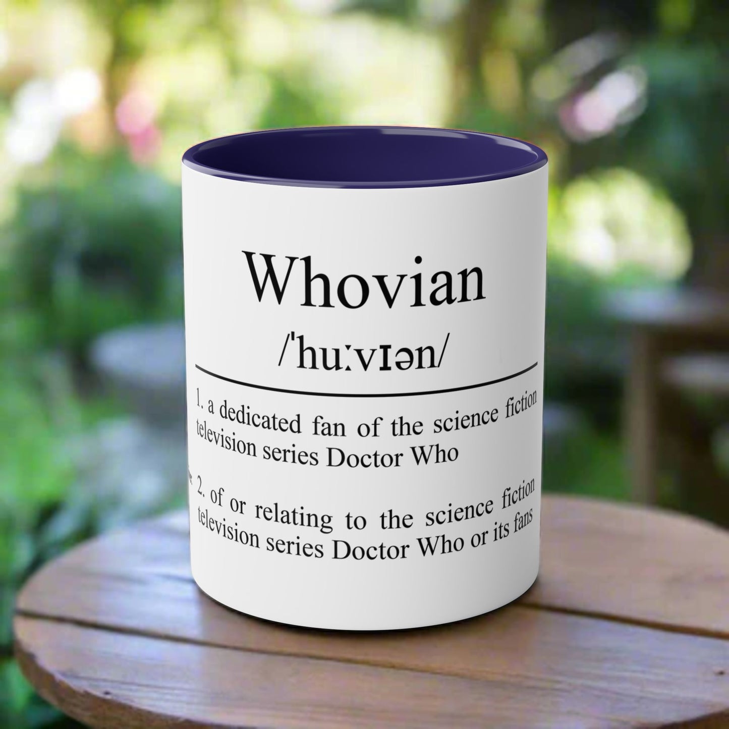 Doctor Who Definition of a Whovian Mug