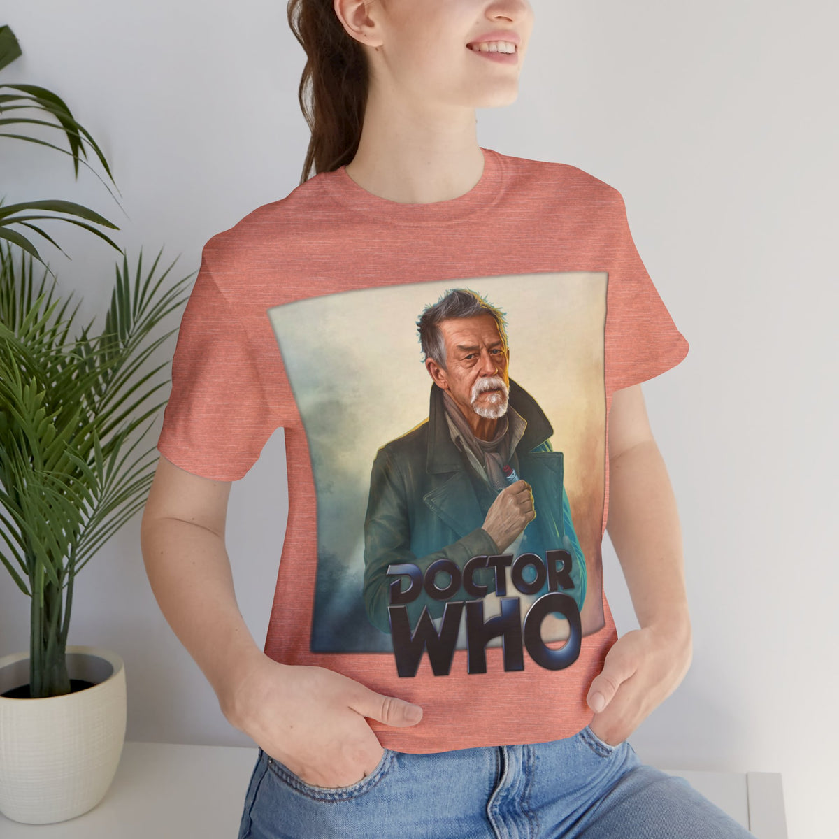 Doctor Who The War Doctor John Hurt and Doctor Who logo