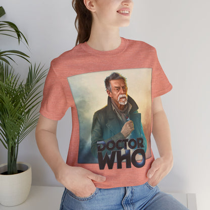 Doctor Who The War Doctor John Hurt and Doctor Who logo
