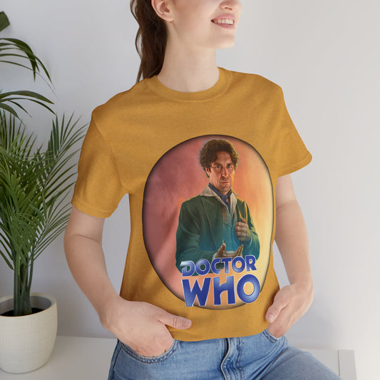 Doctor Who 8th Doctor Logo T-shirt — Paul McGann