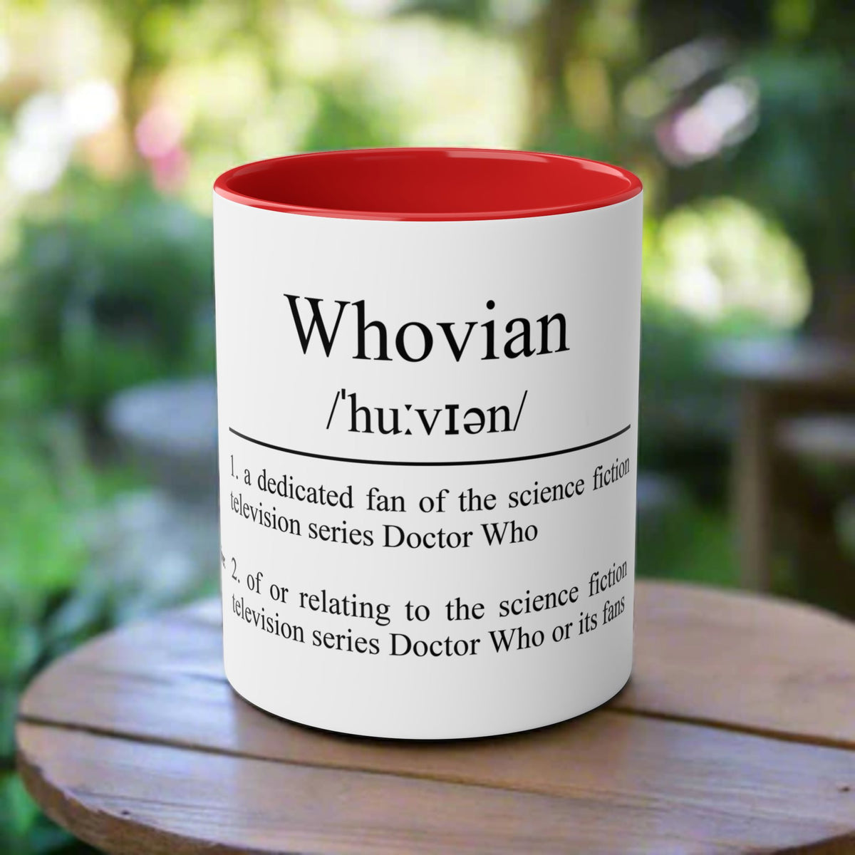 Doctor Who Definition of a Whovian Mug