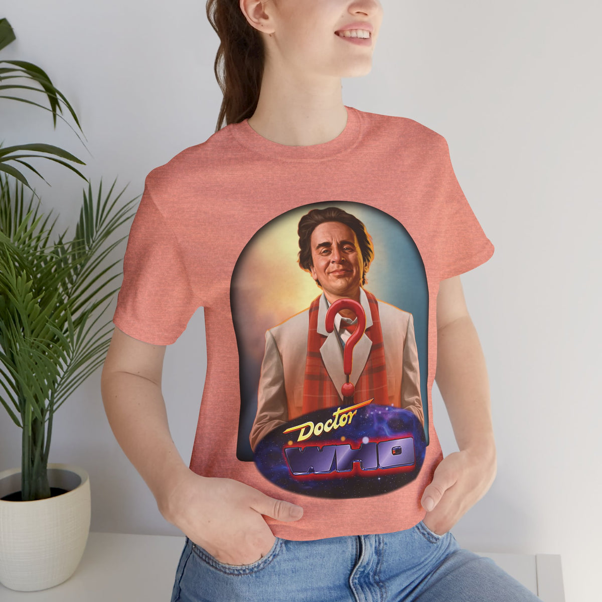 Doctor Who 7th Doctor Logo T-shirt — Sylvester McCoy
