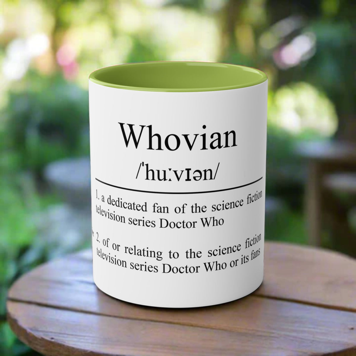 Doctor Who Definition of a Whovian Mug