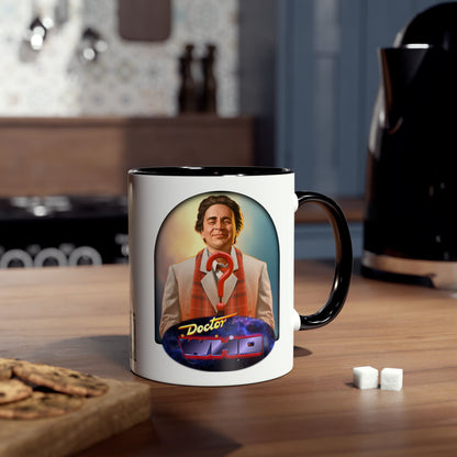 Doctor Who 7th Doctor Logo Mug — Sylvester McCoy