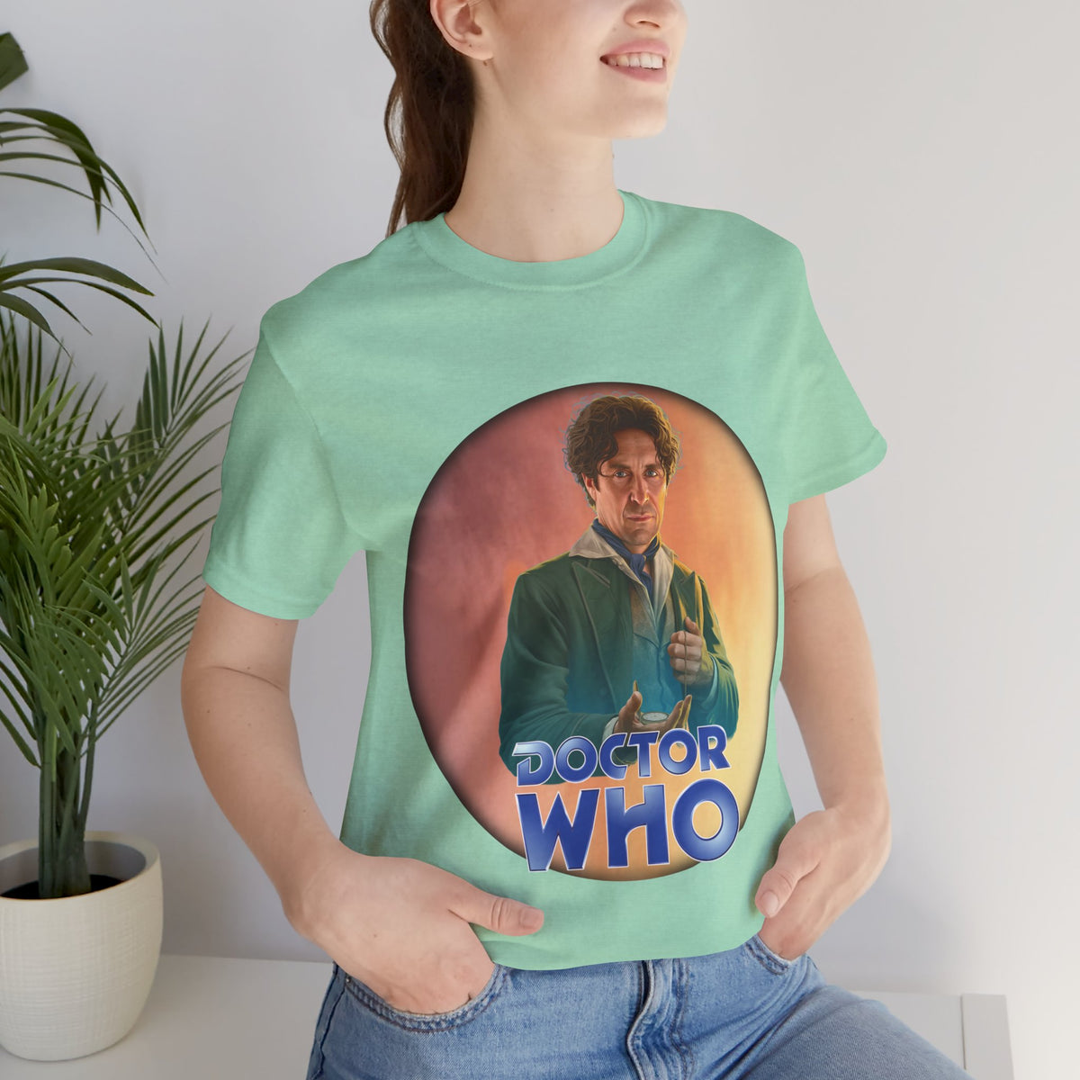 Doctor Who 8th Doctor Logo T-shirt — Paul McGann