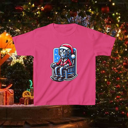 Doctor Who Cyber Santa Christmas Kids T-shirt — Very Tired