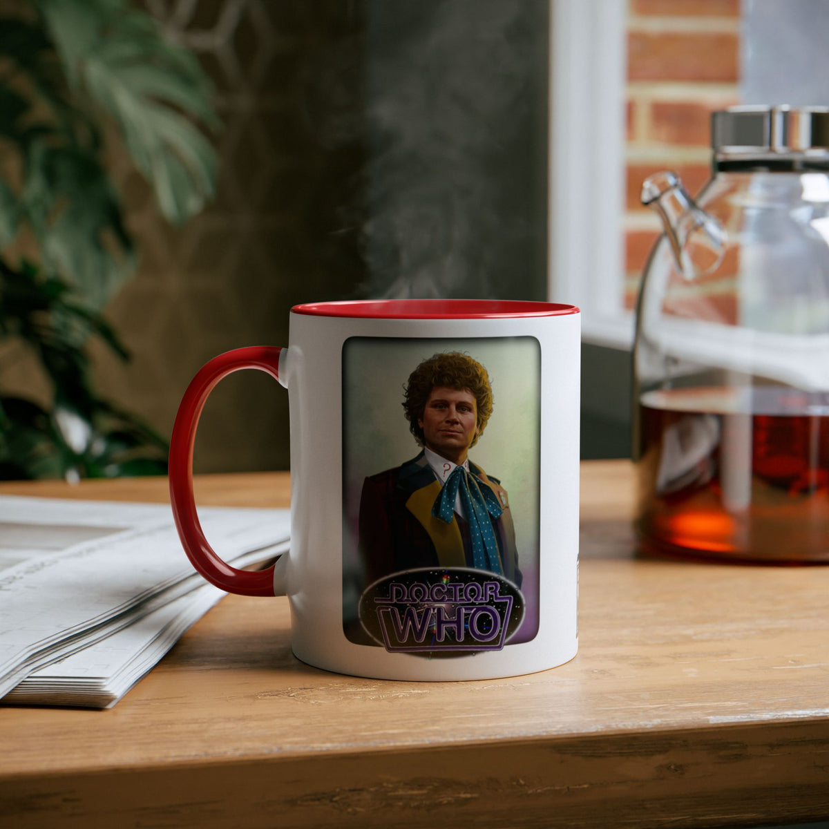 Doctor Who 6th Doctor Logo Mug — Colin Baker