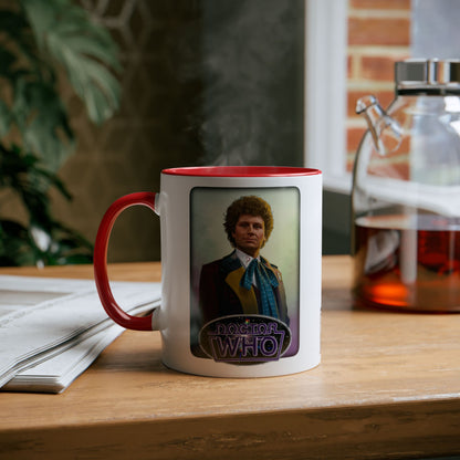 Doctor Who 6th Doctor Logo Mug — Colin Baker