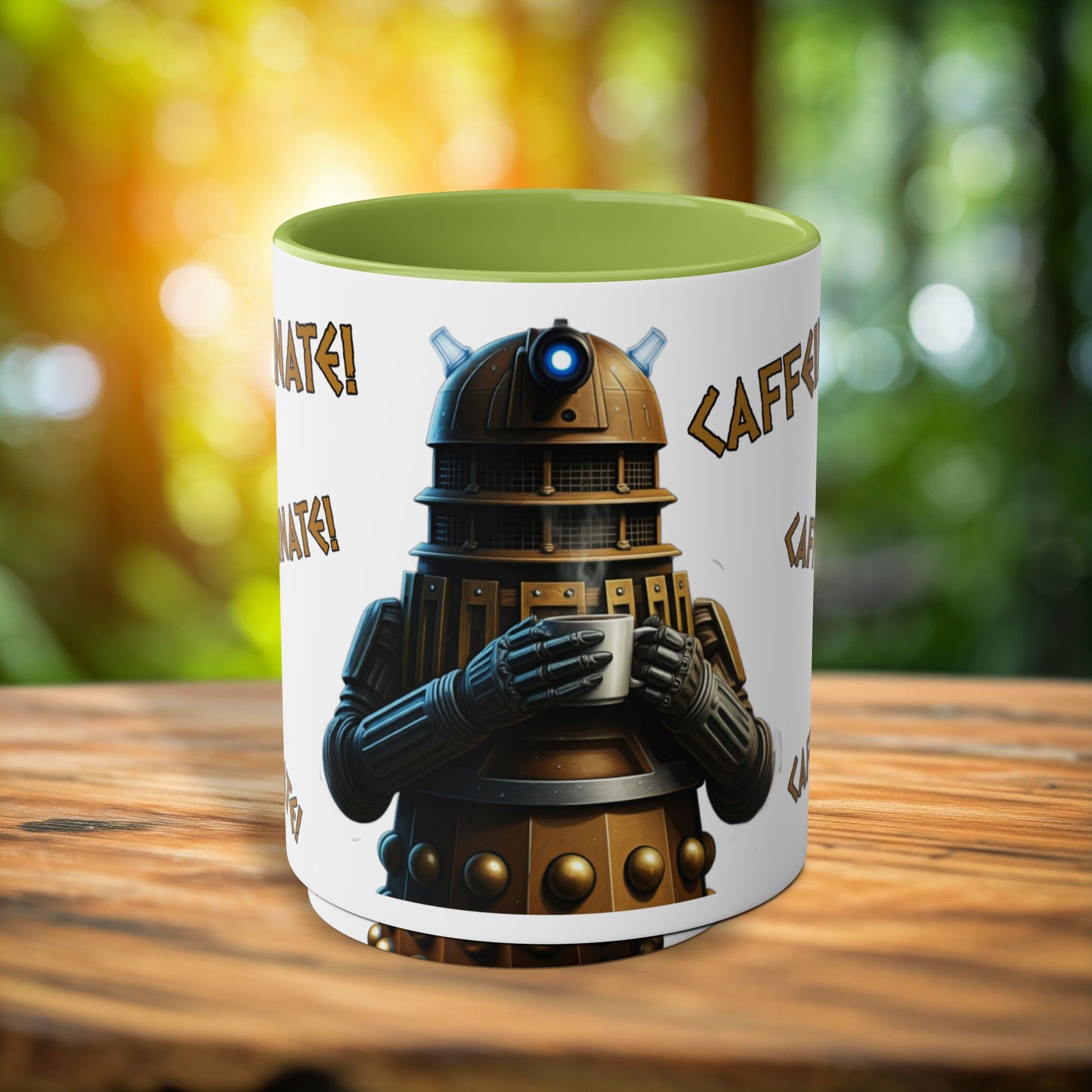 Doctor Who Dalek CAFFEINATE Mug No.6