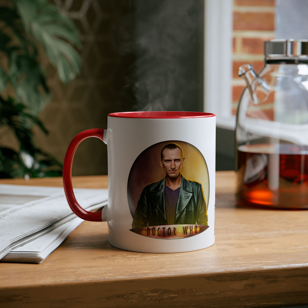 Doctor Who 9th Doctor Logo Mug — Christopher Eccleston