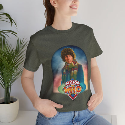 Doctor Who 4th Doctor Logo T-shirt — Tom Baker