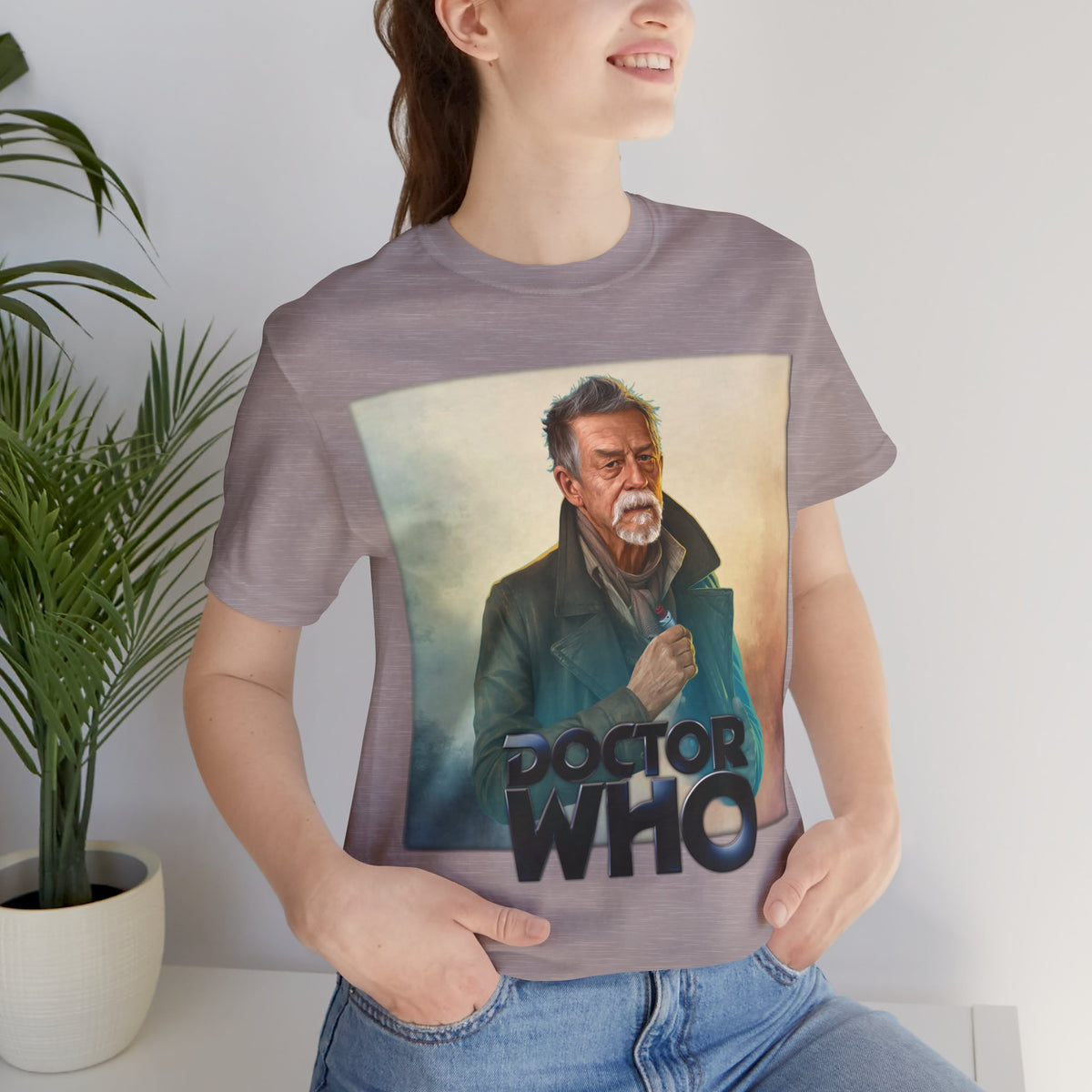 Doctor Who The War Doctor John Hurt and Doctor Who logo