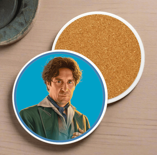 8th Doctor Ceramic Coaster Collection - soapbox169 - A Little Gift Shop
