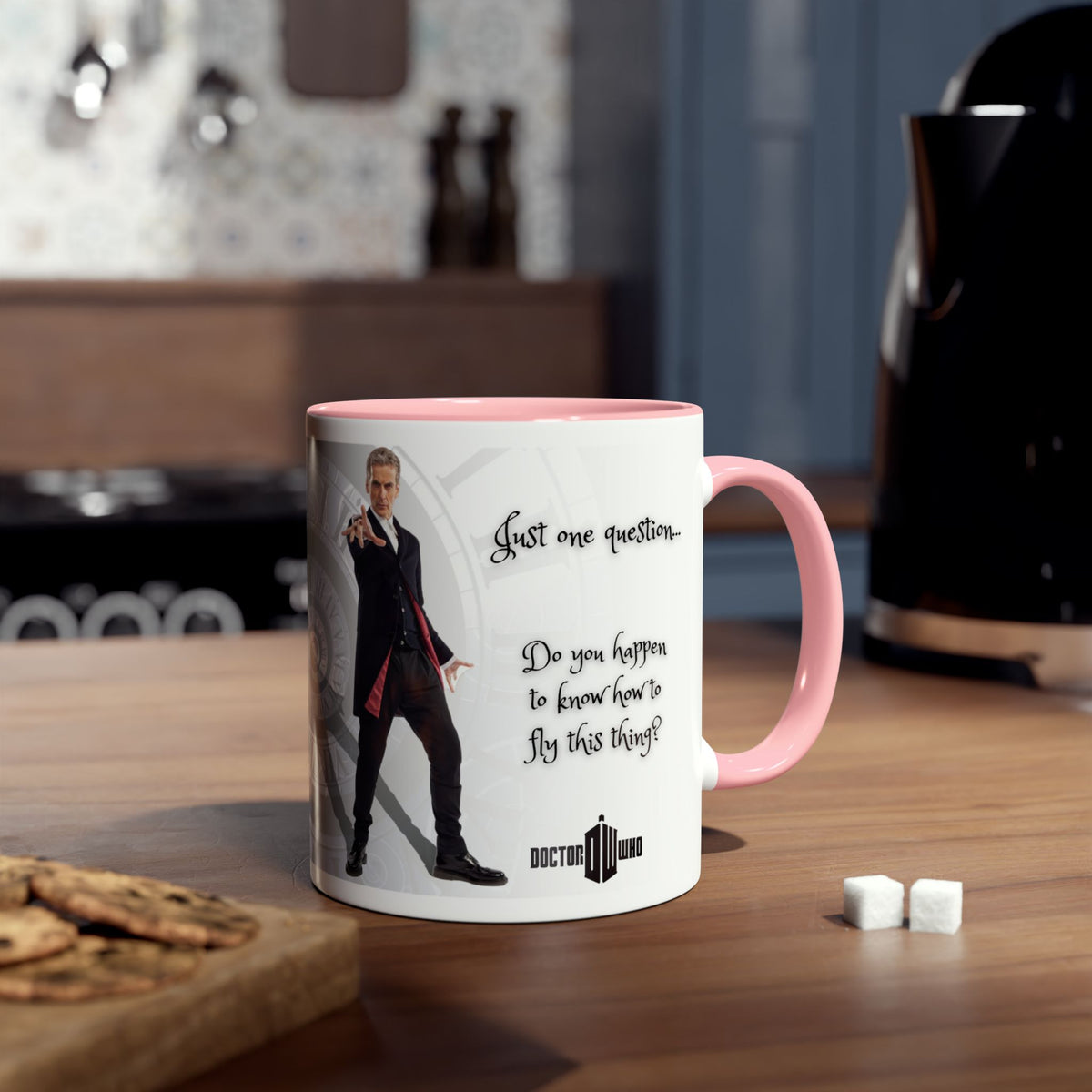 Doctor Who 12th Doctor Just One Question Mug
