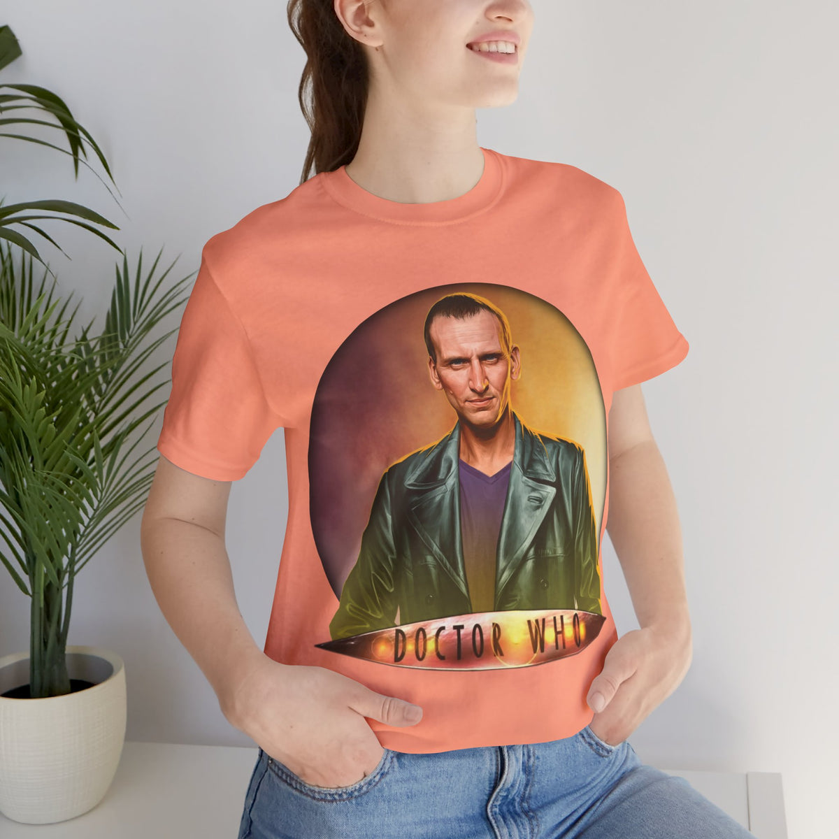 Doctor Who 9th Doctor Logo T-shirt — Christopher Eccleston