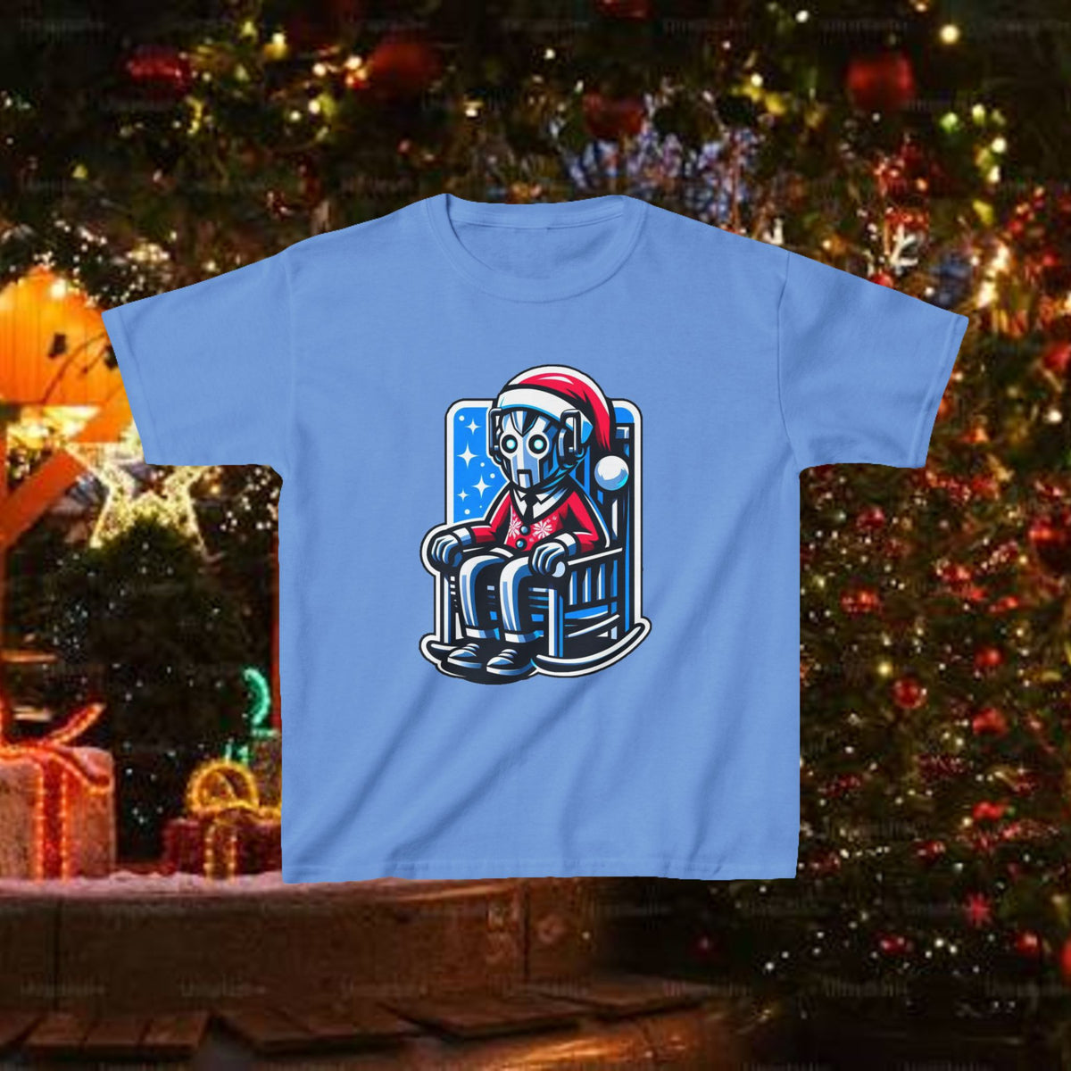 Doctor Who Cyber Santa Christmas Kids T-shirt — Very Tired