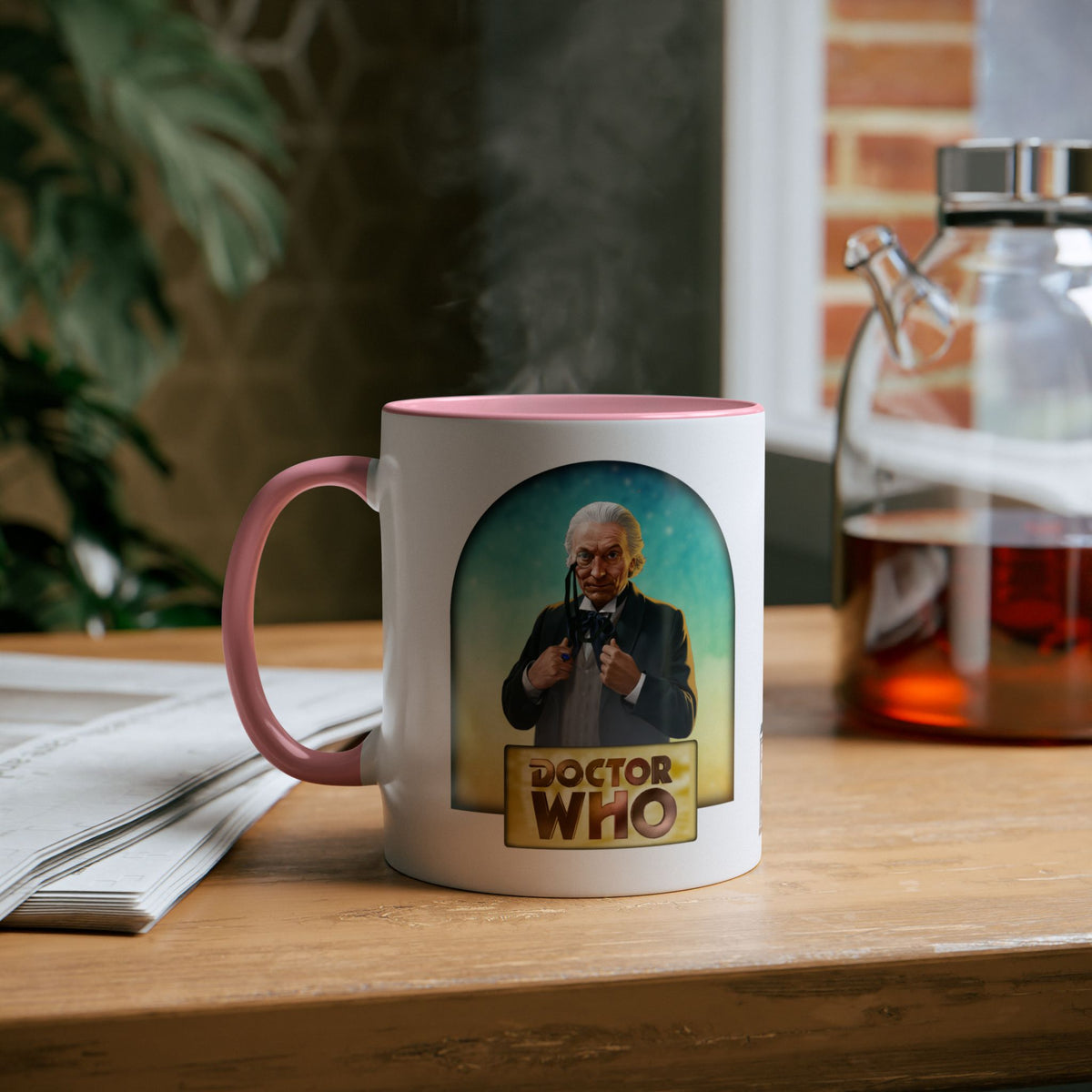 Doctor Who 1st Doctor Logo Mug — William Hartnell