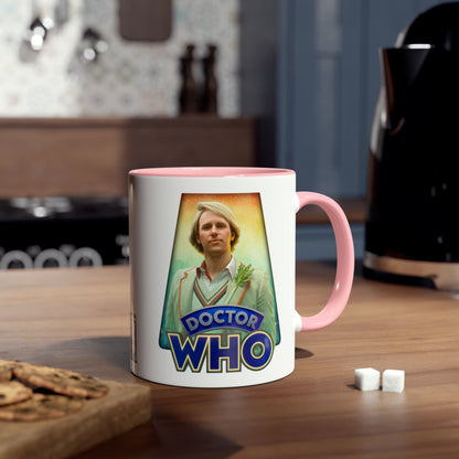 Doctor Who 5th Doctor Logo Mug — Peter Davison