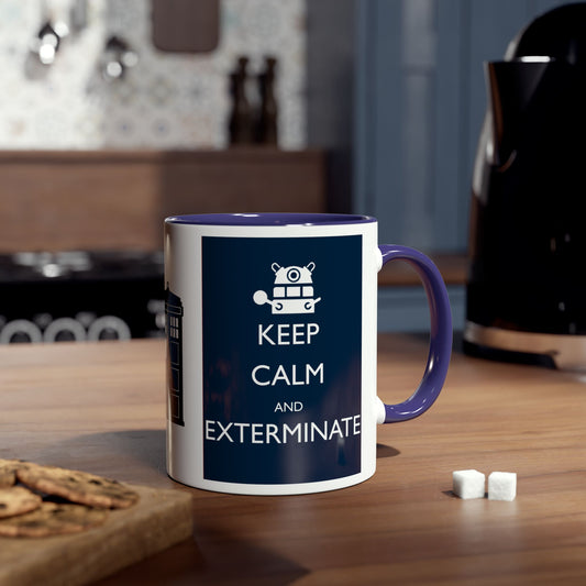 KEEP CALM AND EXTERMINATE Dalek mug