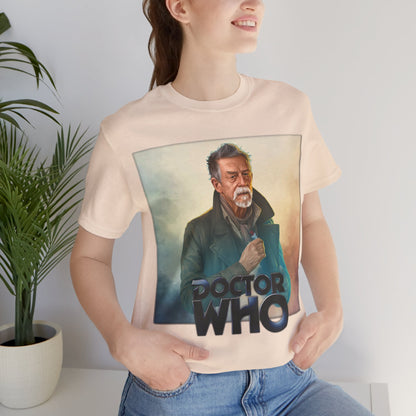 Doctor Who The War Doctor John Hurt and Doctor Who logo