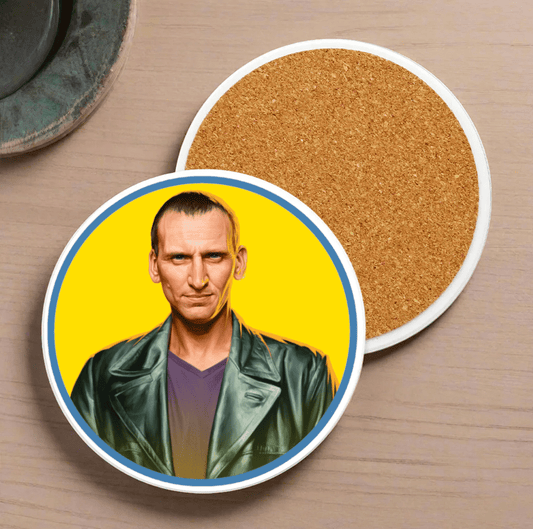 9th Doctor Ceramic Coaster Collection - soapbox169 - A Little Gift Shop