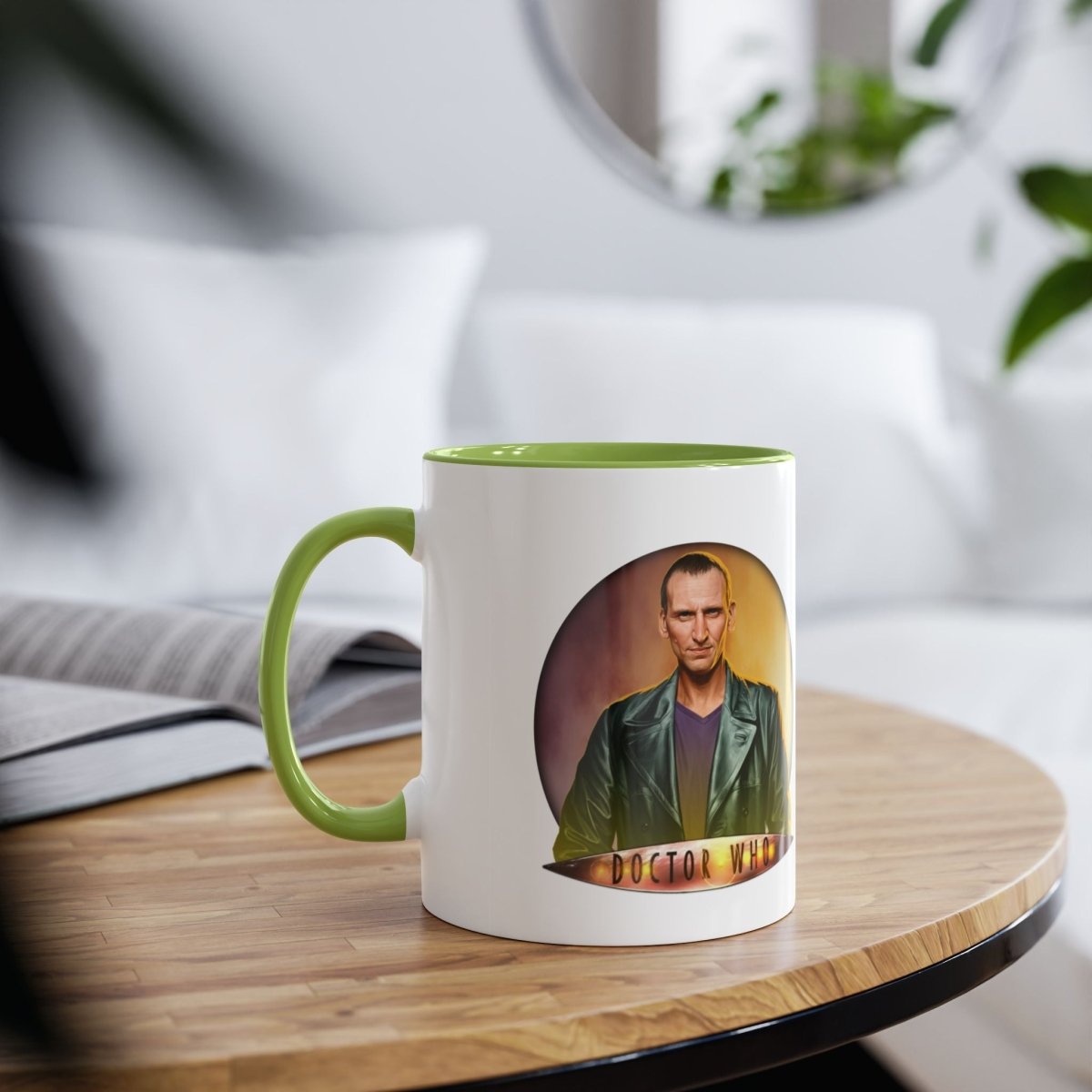 9th Doctor (Christopher Eccleston) and Doctor Who logo mug. - soapbox169 - A Little Gift Shop