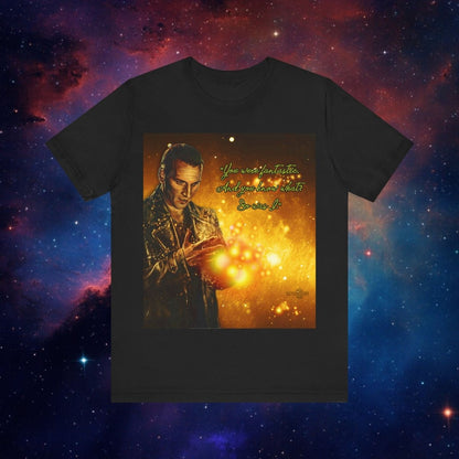 9th Doctor says "Goodbye" T-shirt - soapbox169 - A Little Whovian Gift Shop