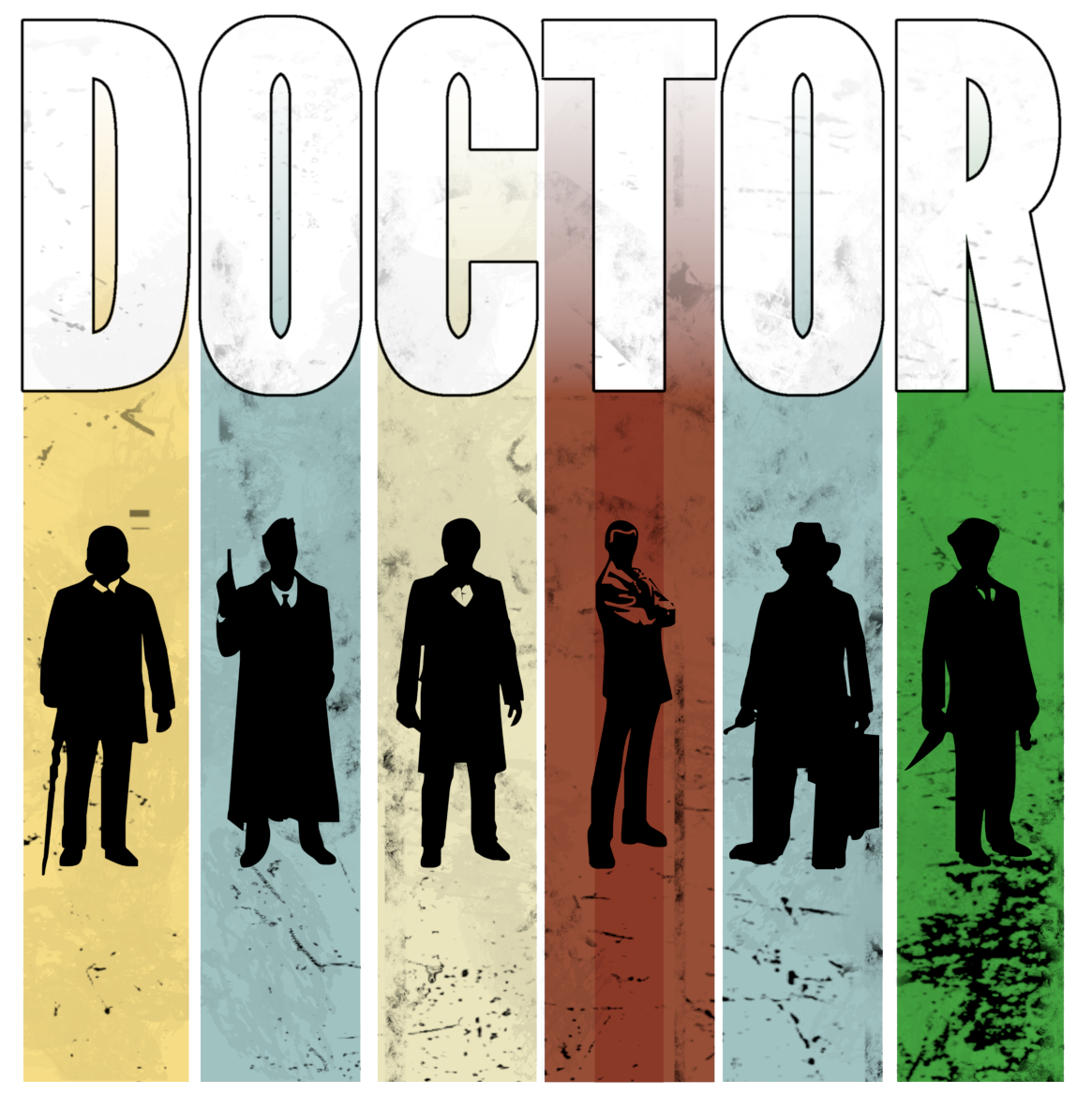 Doctor Who Doctor Silhouette Generally Awesome Kids T-shirt