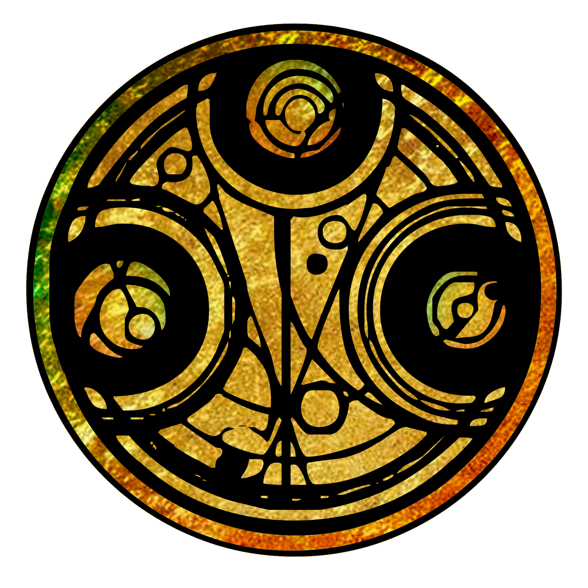 Doctor Who  - Gold leaf effect Gallifreyan Script Sweatshirt
