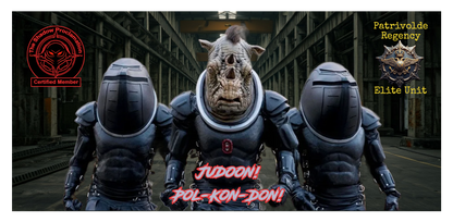 Judoon Platoon featuring accreditation (Like they need it!)